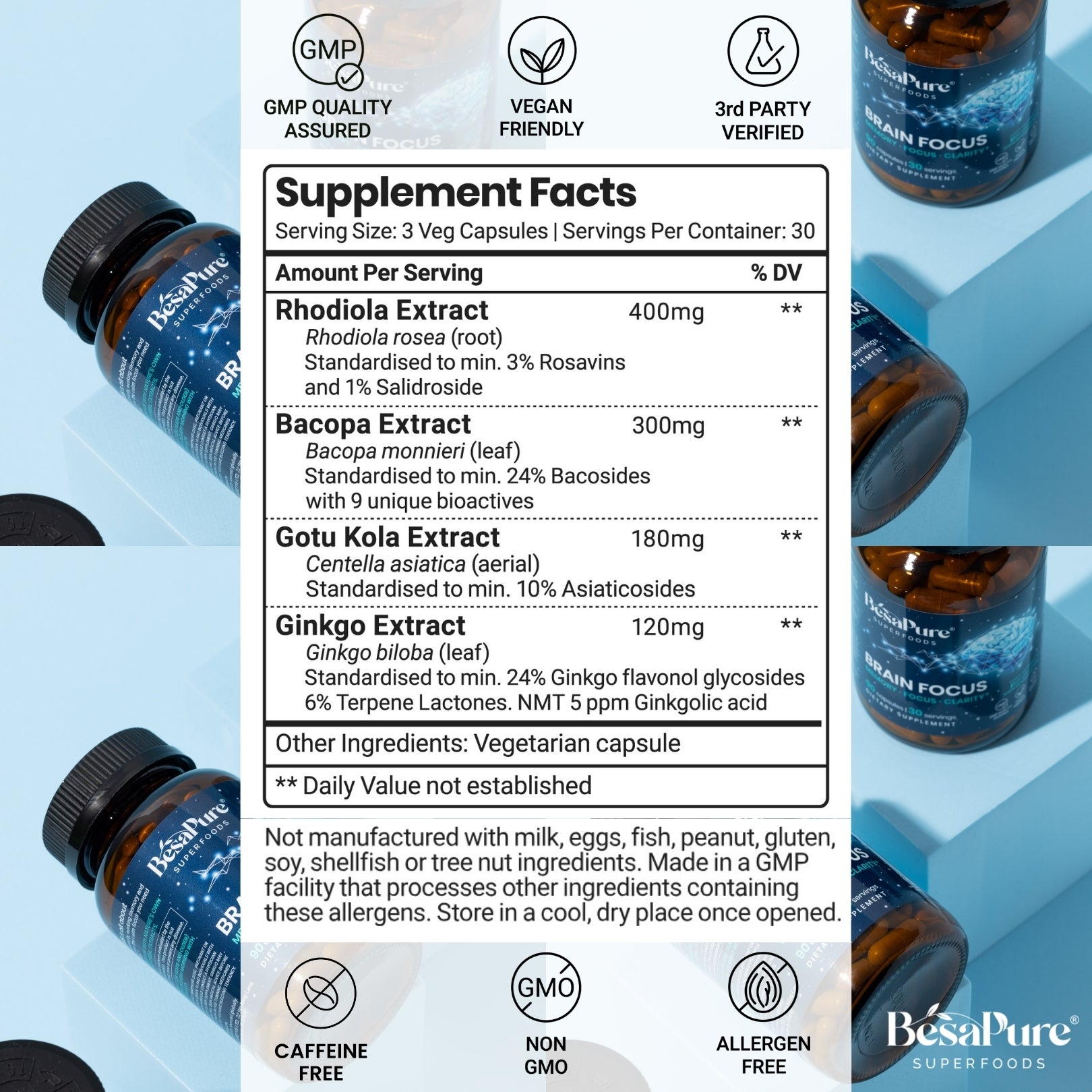 Brain Focus – Natural Nootropic