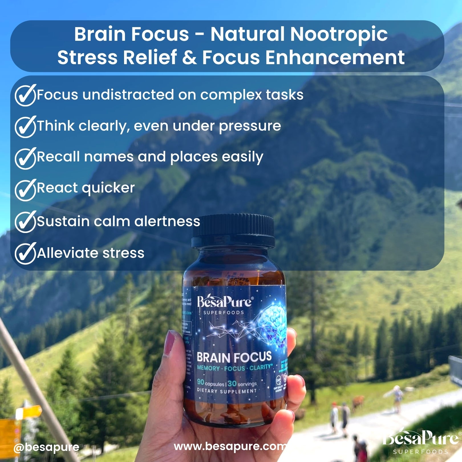 Brain Focus – Natural Nootropic