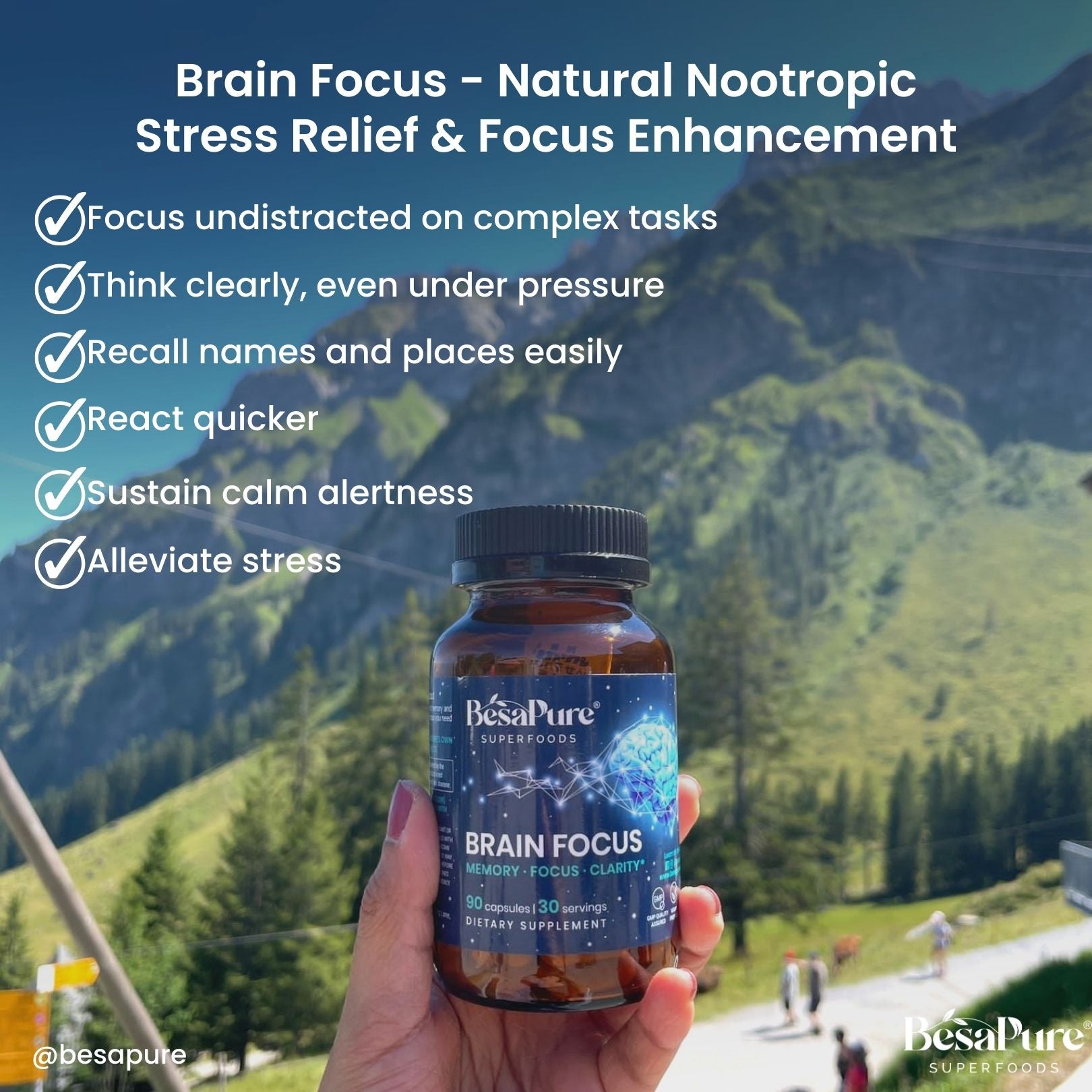 Brain Focus – Natural Nootropic