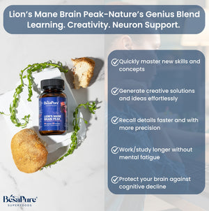 Lions Mane Brain Peak — Nature's Genius Blend