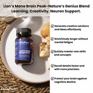 Lions Mane Brain Peak — Nature's Genius Blend