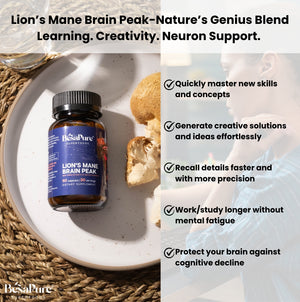Lions Mane Brain Peak — Nature's Genius Blend