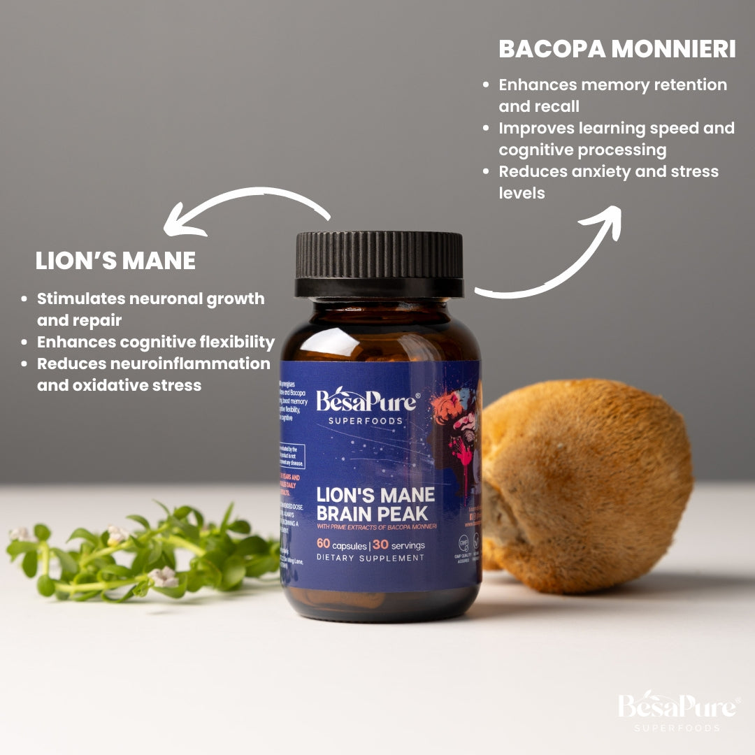 Lions Mane Brain Peak — Nature's Genius Blend