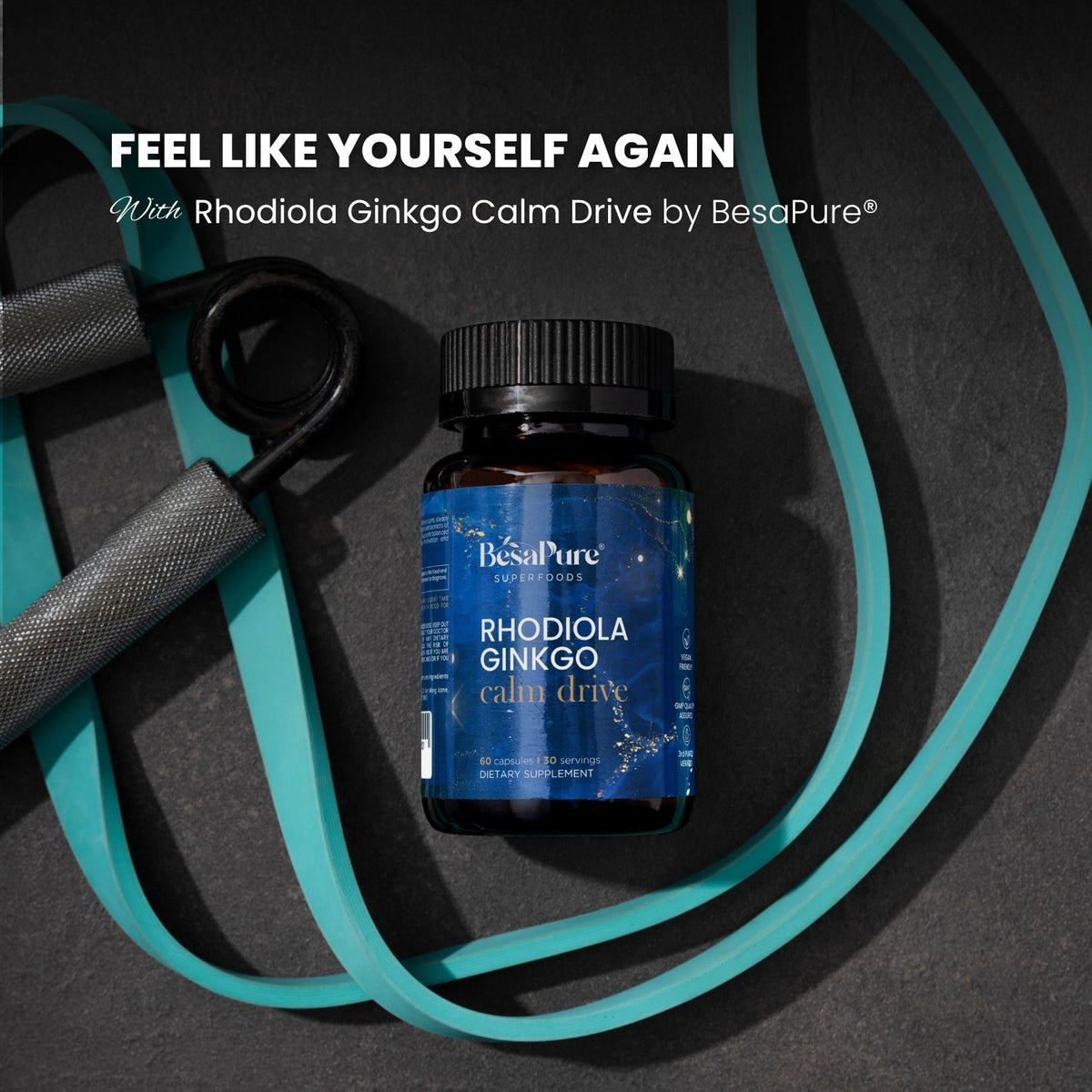 Rhodiola Ginkgo Calm Drive – Nature's Energiser Duo