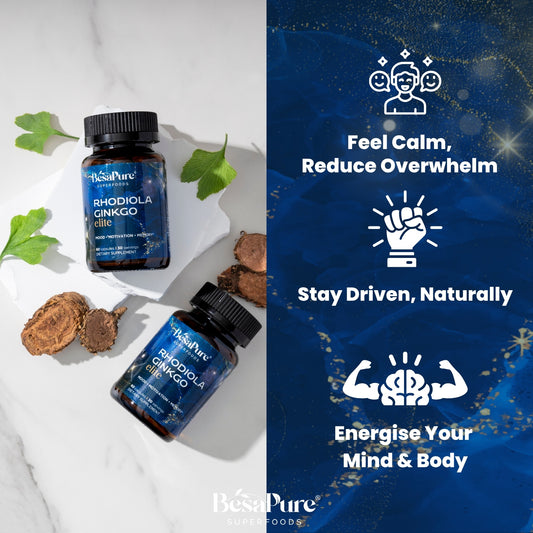 Rhodiola Ginkgo Elite – Nature's Energiser Duo
