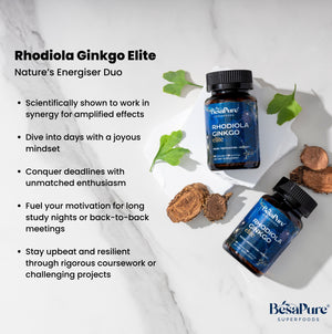 Rhodiola Ginkgo Elite — Nature's Energiser Duo