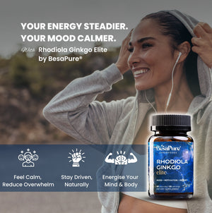 Rhodiola Ginkgo Elite – Nature's Energiser Duo