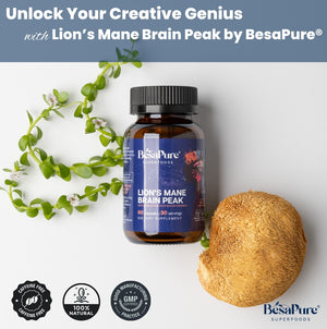 Lions Mane Brain Peak — Nature's Genius Blend