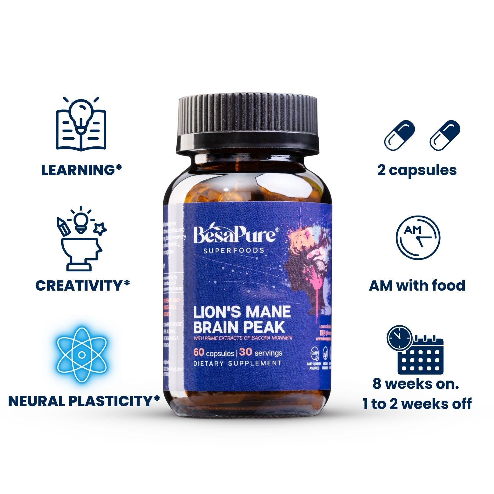 Lions Mane Brain Peak – Nature's Genius Blend