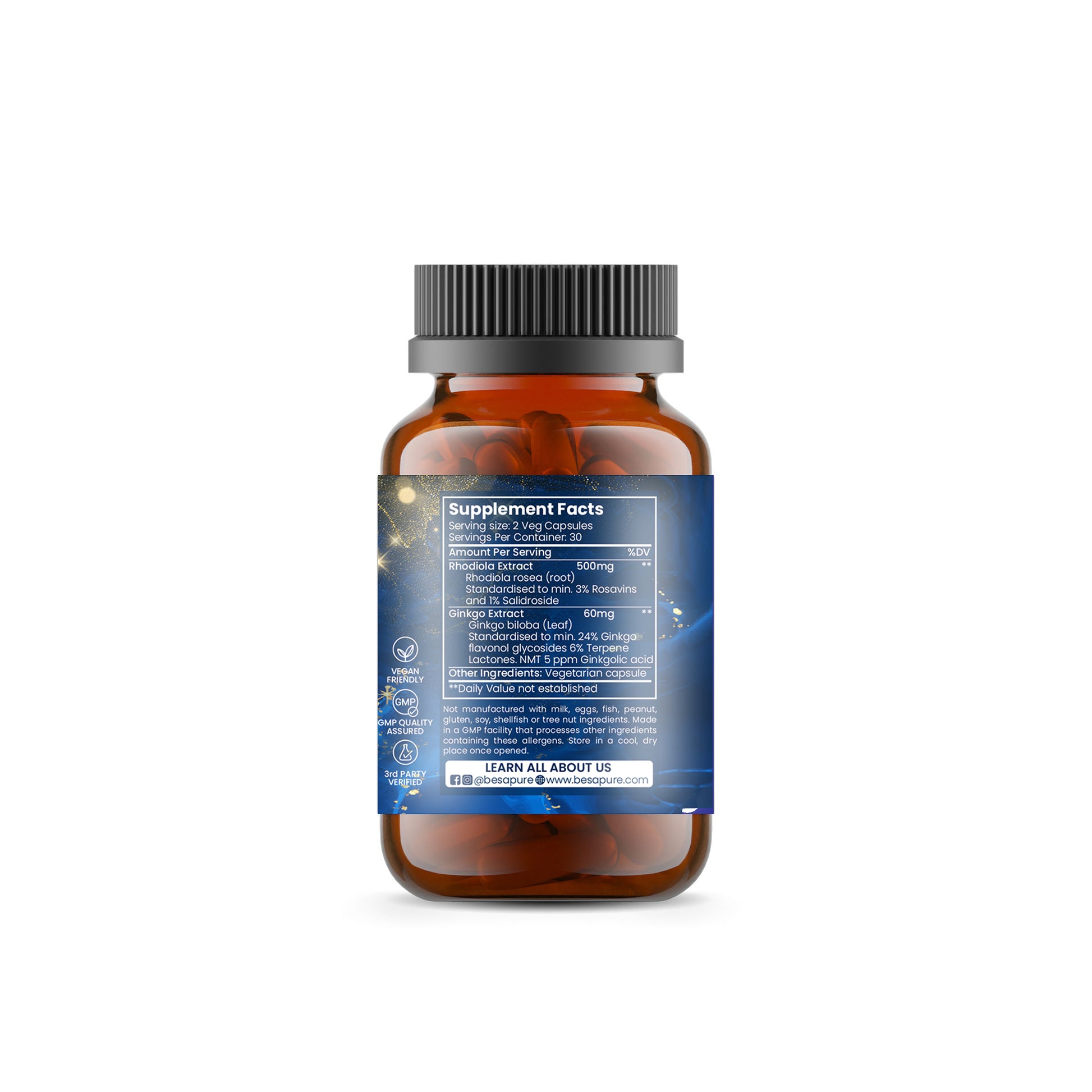 Rhodiola Ginkgo Elite — Nature's Energiser Duo