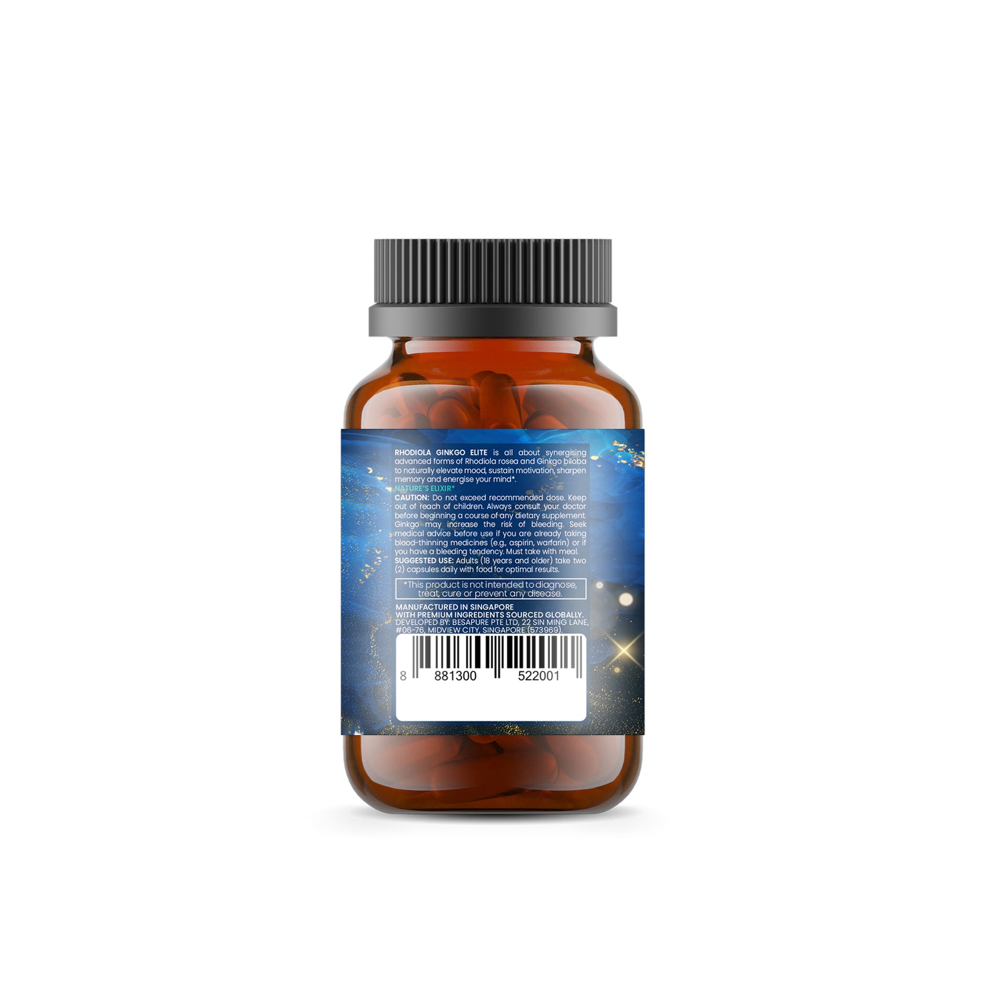 Rhodiola Ginkgo Elite — Nature's Energiser Duo